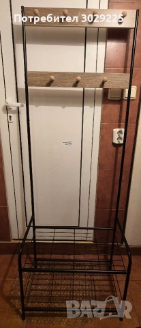 Закачалка с рафтове , снимка 2 - Етажерки - 52585091