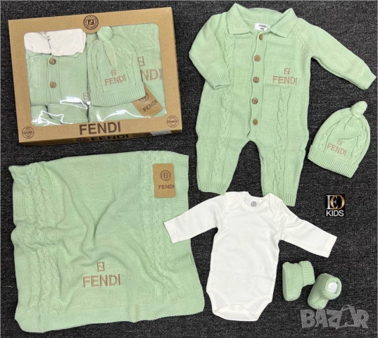 комплект за новородени fendi, снимка 3 - Комплекти за бебе - 51440636