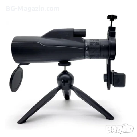 Мощен монокъл COMET 10-30x50 HD ZOOM бинокъл за лов птици природа с тирпод и стойка за телефон, снимка 5 - Екипировка - 50819396