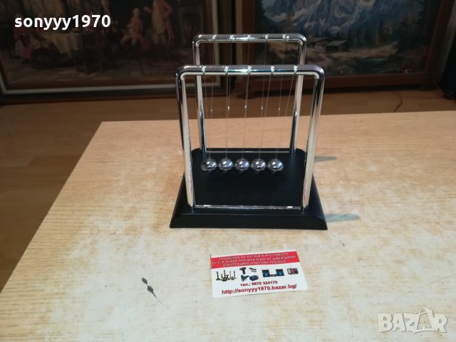 НЮТОН-ЛЮЛКАТА НА НЮТОН 18Х15Х15СМ 0202221157, снимка 6 - Колекции - 35644543