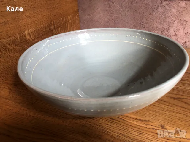 Керамична купа огромна ръчна изработка декорация, снимка 2 - Декорация за дома - 50084813