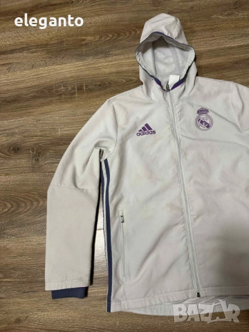 Спортно горнище ADIDAS  Real Madrid, Бял Blokecore  , S размер, снимка 5 - Спортни дрехи, екипи - 52827546