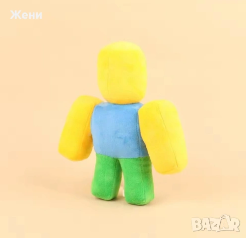Човече, скин от Роблокс / Noob, Rolox, 25см, снимка 5 - Плюшени играчки - 54279149