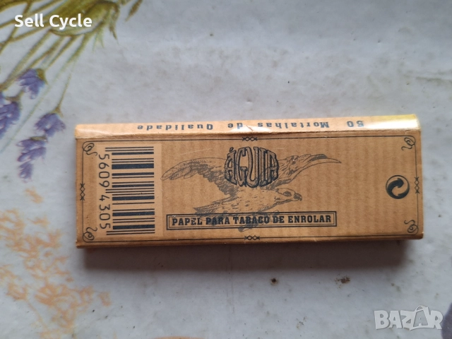 ✅СТАР ПОРТУГАЛСКИ ТЮТЮН ЗА ЦИГАРИ И ХАРТИЙКИ - AGUIA❗, снимка 3 - Антикварни и старинни предмети - 52379508