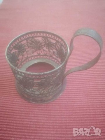 Стар подстаканник СССР, филиграмна изработка. , снимка 14 - Колекции - 31334890
