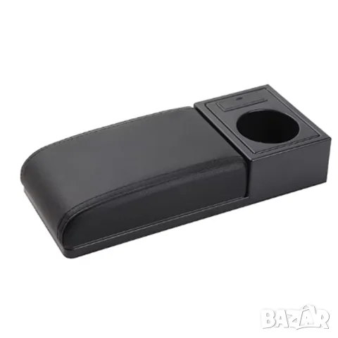 Универсален подлакътник за автомобил с 2 USB порта и поставка за чаша