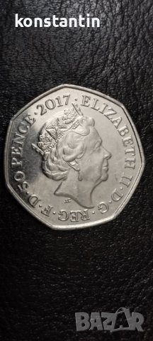 ЮБИЛЕЙНА ПОЛОВИН ЛИРА ОБЕД.КРАЛСТВО, снимка 2 - Нумизматика и бонистика - 38889928