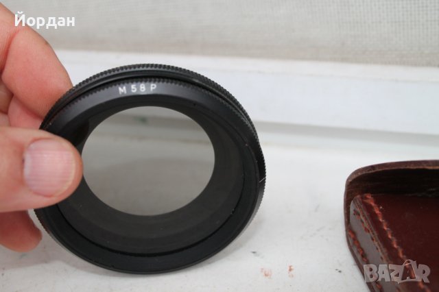 Част от обектив м58 Р ''Carl Zeiss'', снимка 9 - Антикварни и старинни предмети - 38749045