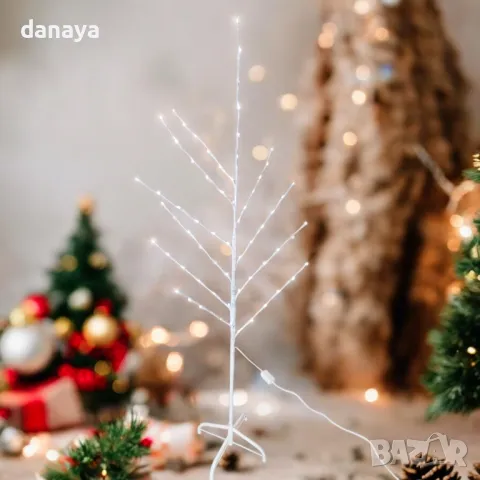 5333 Светещо коледно дръвче, 150 см, 66 LED светлини, снимка 3 - Декорация за дома - 47517543