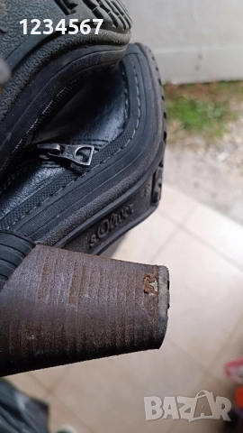 Дамски боти 38 номер s.Oliver черни еко кожа, снимка 5 - Дамски боти - 52192259