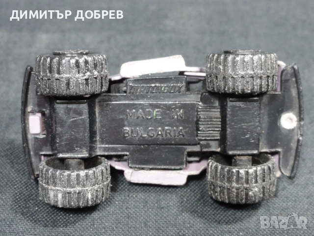 СТАРА РЕТРО МЕТАЛНА КОЛИЧКА MATCHBOX BULGARIA VW DUNE MAN SAND DIGGER, снимка 6 - Колекции - 52477046