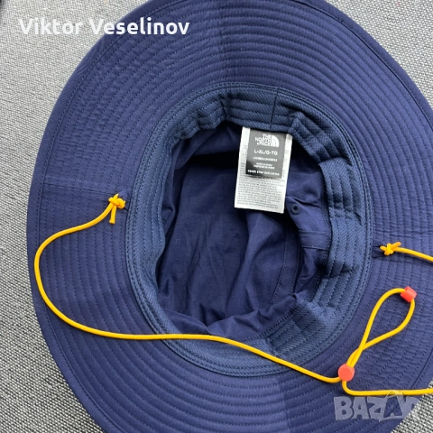 The North Face Class V Brimmer L-XL UPF 40+ Шапка Сафари Синя, снимка 6 - Шапки - 54294845