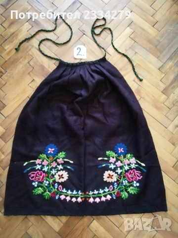 Стари автентични тракийски престилки от Старозагорския-Ямболския край. , снимка 5 - Антикварни и старинни предмети - 52799935