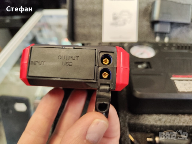 Преносима външна батерия (бустер) jump starter + компресор за автомобил. НОВО!, снимка 8 - Аксесоари и консумативи - 51960240