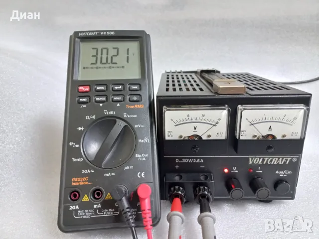 Лабораторно захранване Voltcraft, снимка 4 - Друга електроника - 48335273