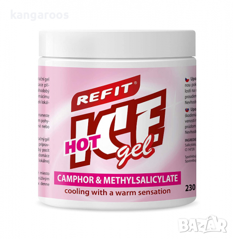 Загряващ гел Refit Ice Gel Camphor & Methyl Salicylate 230 ml, снимка 1