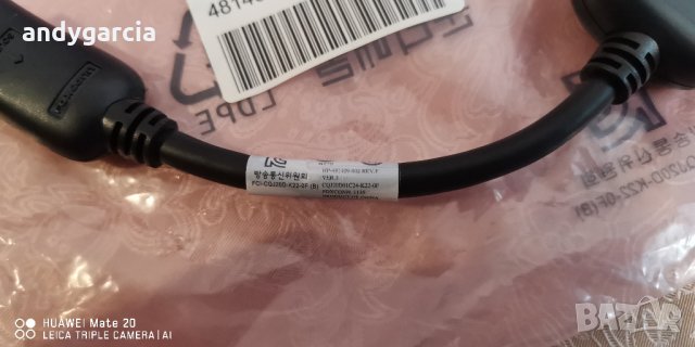 преходник HP Foxconn Monitor Display Port to DVI-D Cable Adapter 481409-002 - 14лв., снимка 2 - Кабели и адаптери - 31674337