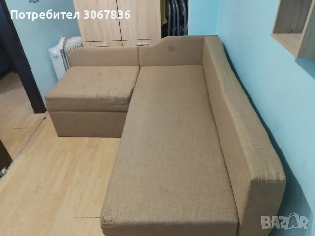 Холов ъгъл 180х160 см. с мемори пяна., снимка 3 - Дивани и мека мебел - 55934121