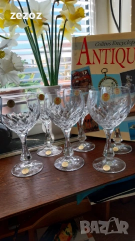 Кристални чаши за вино, снимка 2 - Чаши - 54109795
