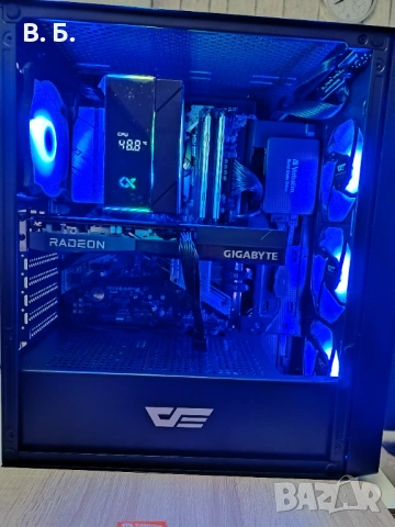 Геймърски компютър Ryzen 7 3700X / RX 6600 8GB / 16GB RAM – Перфектен за 1080p!, снимка 4 - Геймърски - 54320922