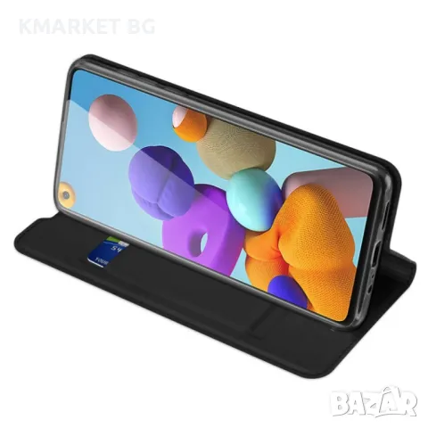 Samsung Galaxy A21s DUX DUCIS Кожен Калъф и Протектор, снимка 8 - Калъфи, кейсове - 48377621