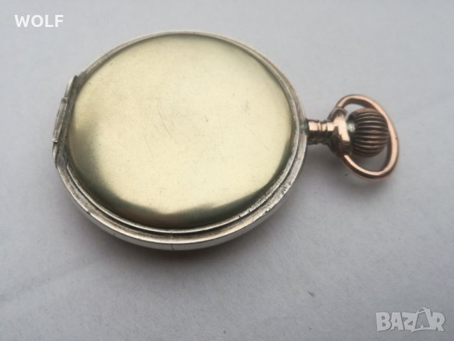 Brevet Swiss No:51828 швейцарски сребърен позлатен часовник, снимка 9 - Антикварни и старинни предмети - 31109290