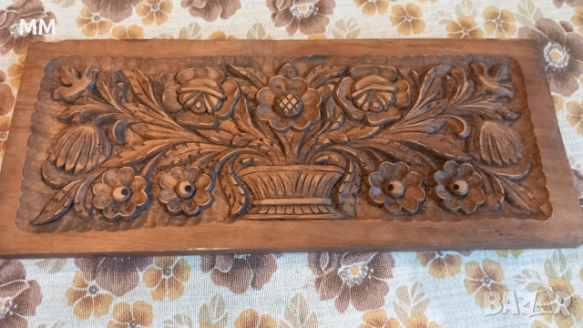 Дърворезба цветя 