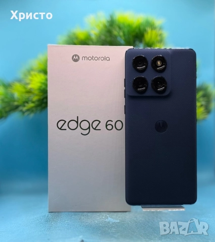 ГАРАНЦИОНЕН!!! Motorola Edge 60, 256GB, 8GB RAM, 5G PANTONE Gibraltar Sea , снимка 4 - Motorola - 51555835