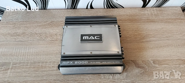 Усилвател Mac Audio MPX 2000, снимка 2 - Ресийвъри, усилватели, смесителни пултове - 54112929