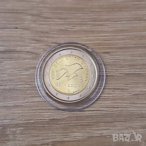 Италия 2 евро 2011 Рисорджименто