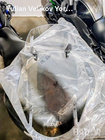 слюда за suzuki v-strom dl 650, dl 1000, надстройката е чисто нова , снимка 4 - Аксесоари и консумативи - 54316052