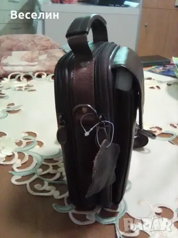 Продавам чисто нова мъжка чанта естествена кожа 65 лв., снимка 4 - Чанти - 47805535