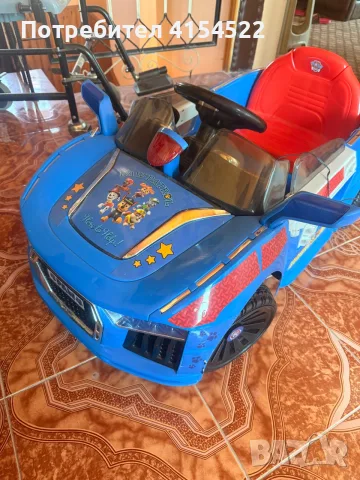Електрическа кола Paw Patrol, снимка 3 - Коли, камиони, мотори, писти - 55968390