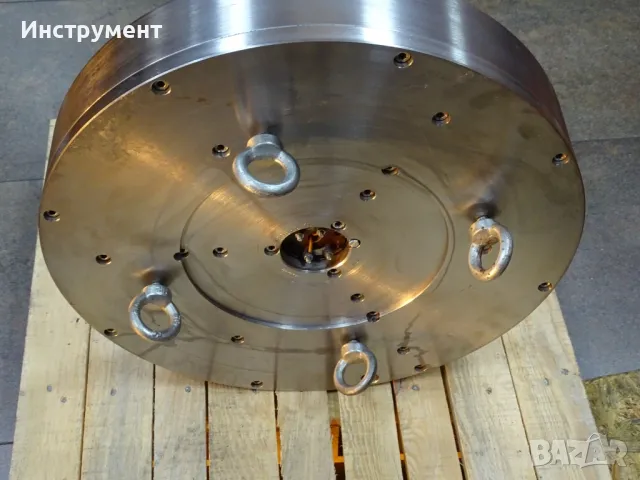 Магнитна маса кръгла Elektro-Magnet C 500 electromagnetic table VEB TGL10272, снимка 3 - Резервни части за машини - 49027323