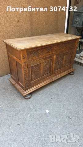 Шкаф с дърворезба , снимка 3 - Шкафове - 55971403
