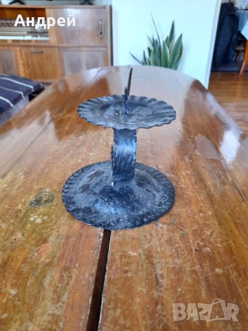 Стар свещник #16, снимка 2 - Антикварни и старинни предмети - 40208157