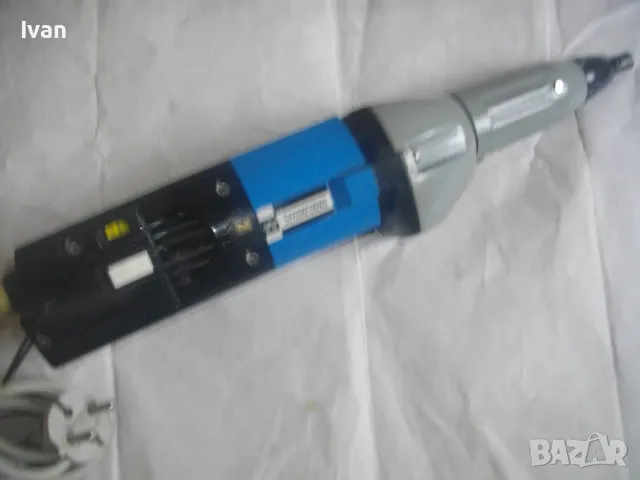 Промишлен Индустриален ЕЛЕКТРИЧЕСКИ ПРАВ ШЛАЙФ за завинтване винтове М3-М6 ГДР SMALCALDA VEB DDR , снимка 3 - Други инструменти - 47601423