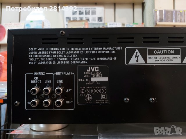 3-глав касетен дек JVC TD-V662 Висок Клас Hi-Fi stereo, снимка 5 - Декове - 36948229