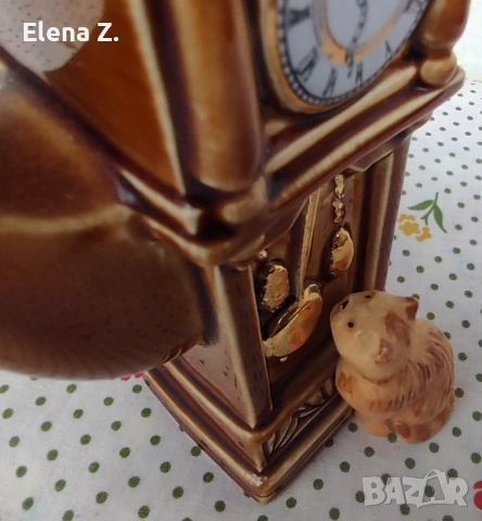 Красив и рядък чайник на Кардю - часовник с махало, снимка 3 - Декорация за дома - 54000085