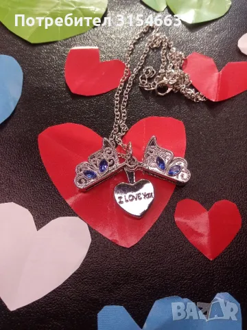 Колие с кристали , снимка 7 - Колиета, медальони, синджири - 49657855