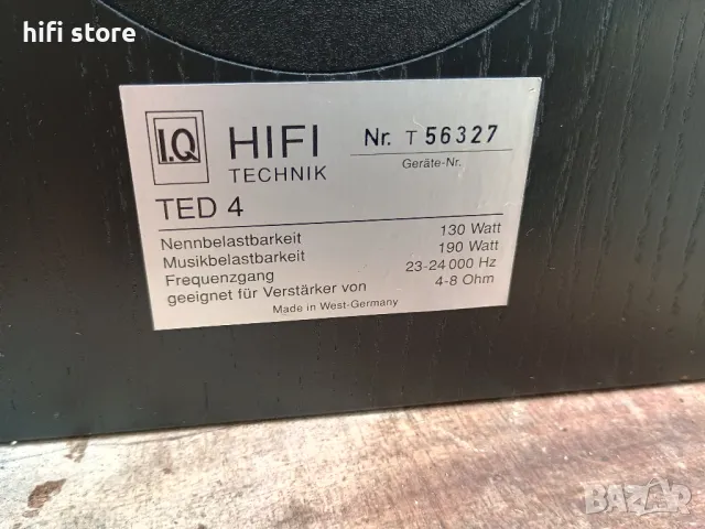 IQ  Модел: TED 4, снимка 13 - Тонколони - 48898364