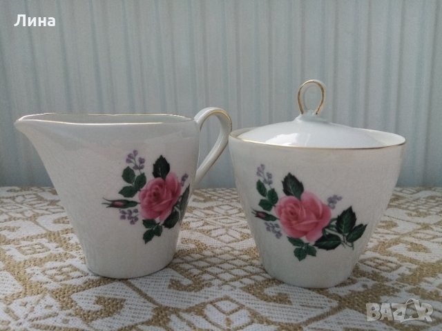 Захарница и латиера с розички 