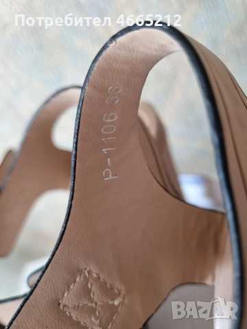 Сандали на дебел ток, снимка 5 - Сандали - 54318547