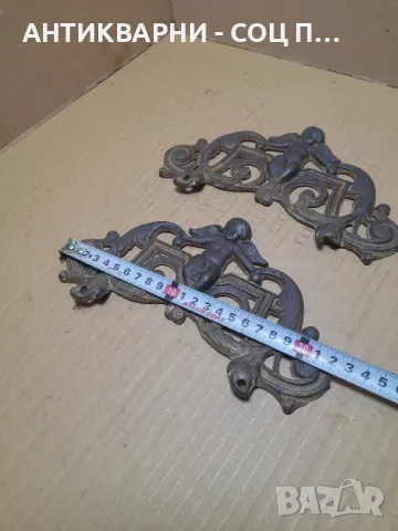 Стари Метални Орнаменти Ангелчета., снимка 12 - Антикварни и старинни предмети - 49029109