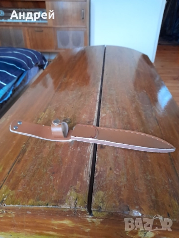 Стара кожена кания за нож #16