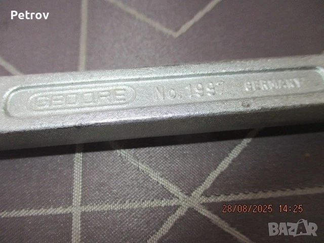 GEDORE No.1997 - MADE IN GERMANY - 1/2" ПРОФЕСИОНАЛЕН 381 mm СТАБИЛЕН , КОРАВ СИЛОВ Върток - GEDORE , снимка 2 - Гедорета - 51610988