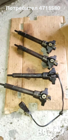 Дюзи 4броя за 50-евро  за BMW E46 136к.с 2000 дизел 2001г , снимка 2 - Части - 53147335