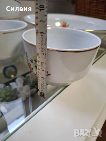 Ретро комплект Български порцелан , снимка 5 - Аксесоари за кухня - 54015167