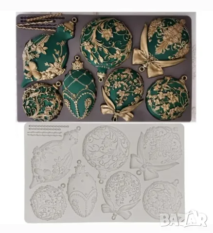 Молд коледни играчки , снимка 5 - Форми - 56436485