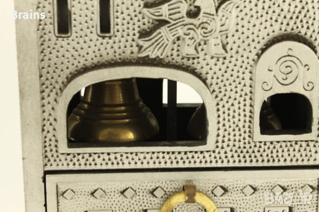 Стара Руска Музикална Кутия За Цигари Къщичка С Ветропоказател, снимка 10 - Антикварни и старинни предмети - 51159684